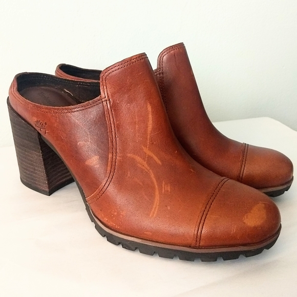 Timberland Shoes - Timberland-Ortholite Heeled Clogs Women's Size 11